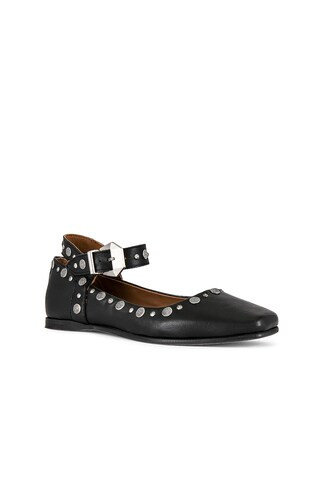 Free People Mystic Mary Jane Flat in Black from Revolve.com | Revolve Clothing (Global)