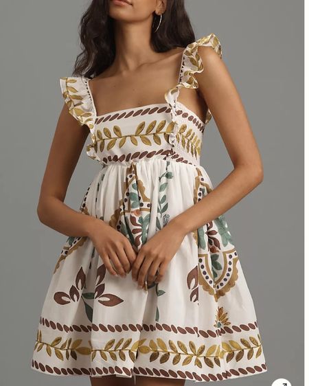 New! Love this!! Anthropologie! Summer dress, vacation dress 

#LTKSeasonal #LTKFestival