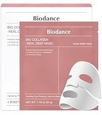 BIODANCE Bio-Collagen Real Deep Mask, Hydrating Overnight Hydrogel Mask, Pore Minimizing, Elastic... | Amazon (US)