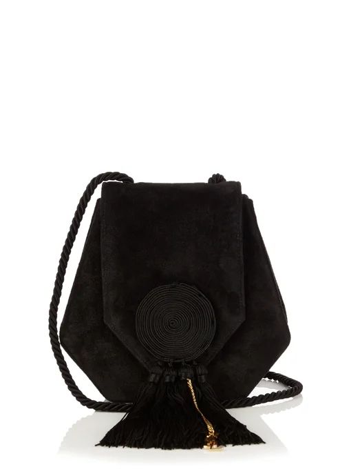 Opium 3 classic suede cross-body bag | Saint Laurent | Matches (US)