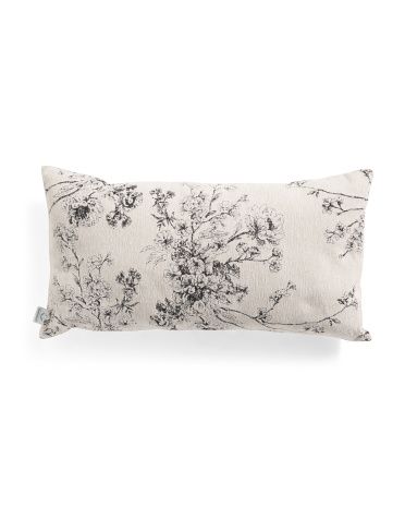 13x25 Floral Decorative Pillow | TJ Maxx