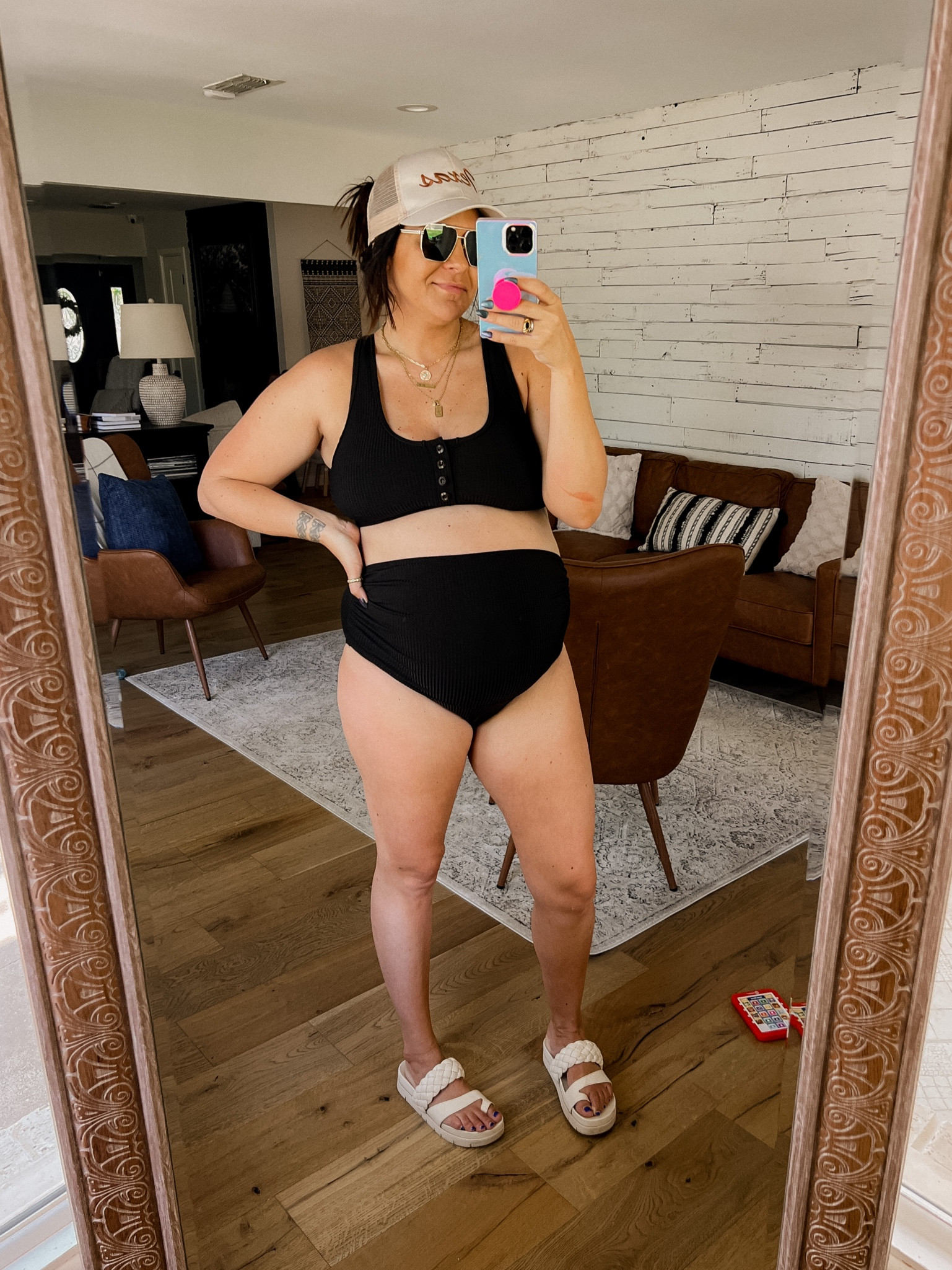 Maternity swim look. Amazon maternity swim
 

#LTKstyletip #LTKSeasonal #LTKbump