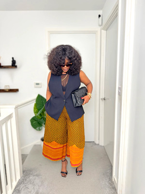 Utoke African Print Pants Ankara Oversided Pant Asooke Pant Women Baggy Trouser | eBay UK