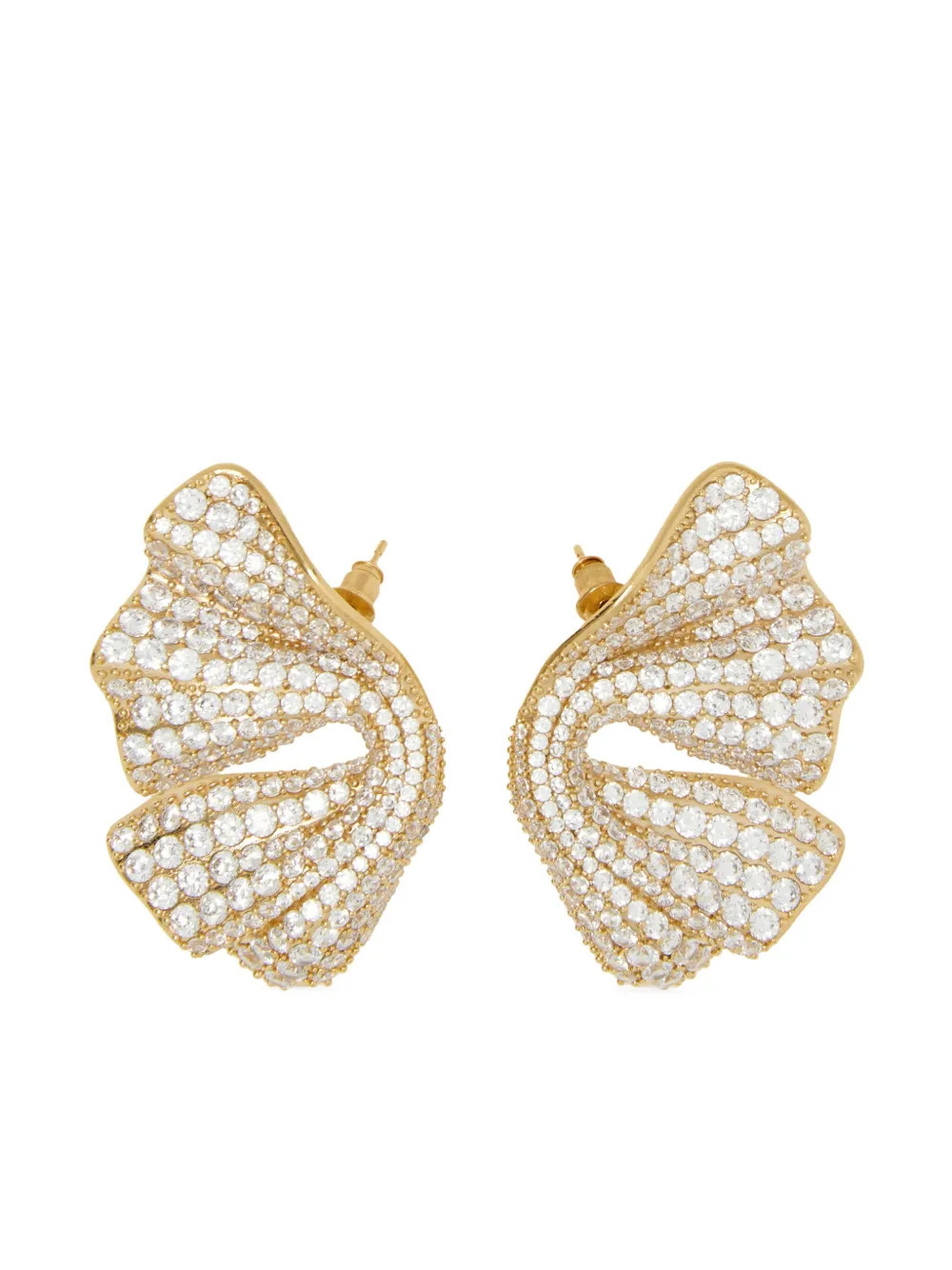 Ferragamo Drape Earrings | Gold | FARFETCH | Farfetch Global