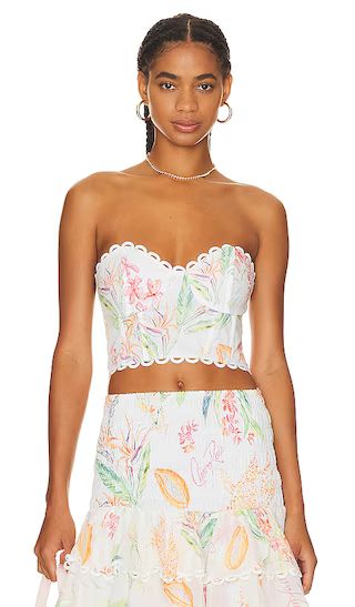 Vio Bustier in White Fresca | Revolve Clothing (Global)