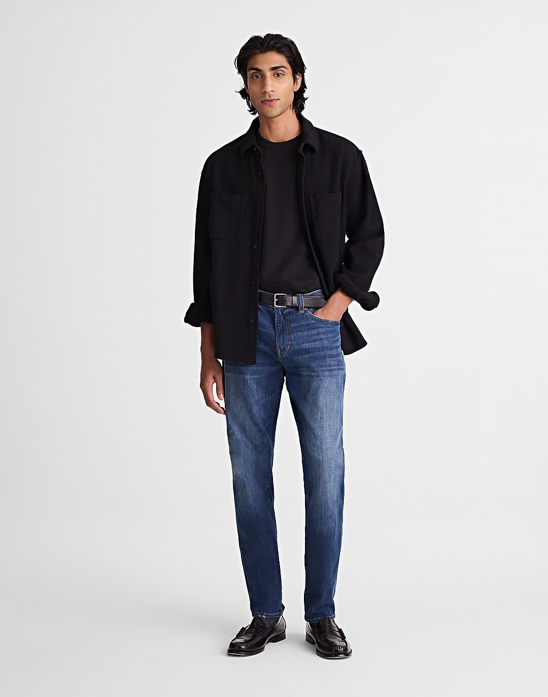 Athletic Slim Jeans in Leeward Wash: COOLMAX&reg; Denim Edition | Madewell