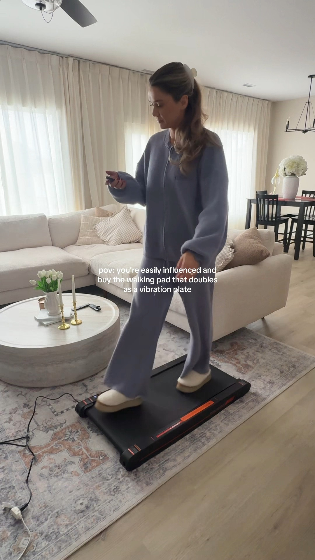 Walking pad + vibration plate 🤍

#LTKselfcare