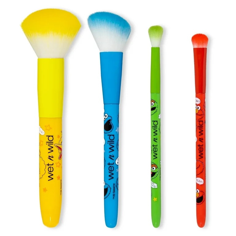 Wet N Wild Sesame Street Sesame Street Makeup Brush Set | Walmart (US)