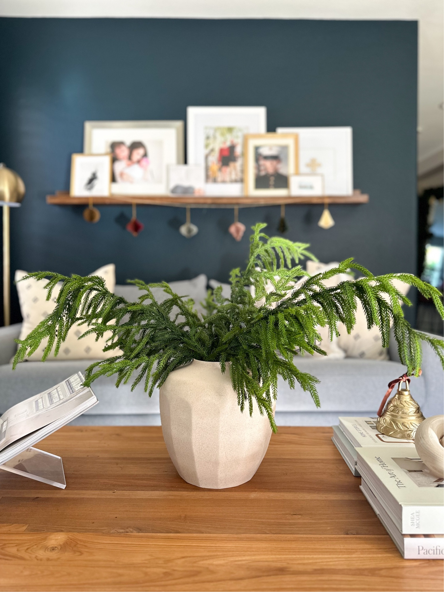 Paper ornaments, paper ornament garland, real touch pine stems

#LTKhome #LTKSeasonal #LTKHoliday