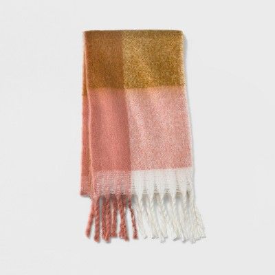 Women's Brushed Woven Blanket Scarf - A New Day™ | Target