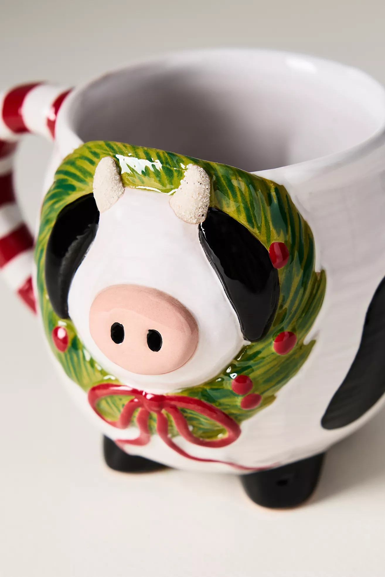 Festive Animal Stoneware Mug | Anthropologie (US)
