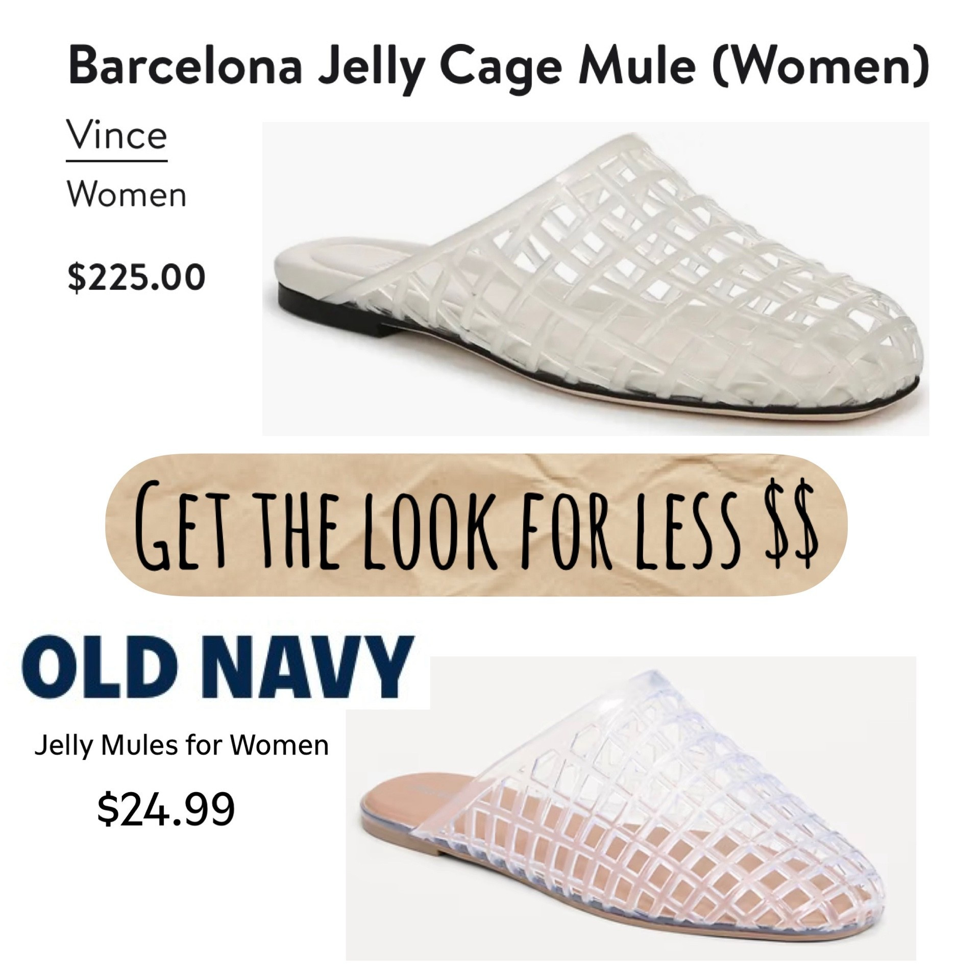 Jelly sandals are trending for spring & summer 🌞 Found a great look for less at Old Navy for the over $200 Vince pair!

#trending #spring #summer #sandals #jellysandals 

#LTKTravel #LTKSeasonal