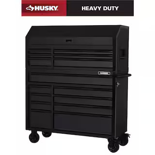 Tool Storage 52 in. W x 20 in. D Heavy Duty Rolling Tool Chest Combo in Matte Black | The Home Depot