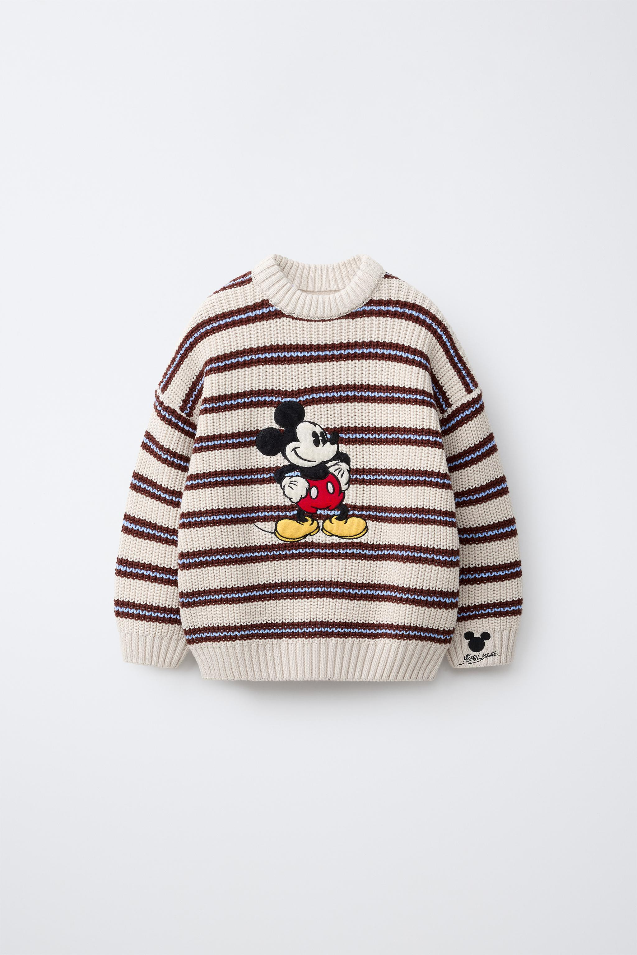 STRIPED MICKEY MOUSE © DISNEY KNIT JUMPER | Zara US