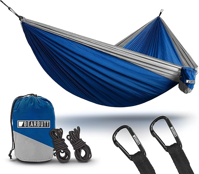 Bear Butt Camping Hammock - Hammock - Camping Gear - 2 Person Hammock - Backpacking Tree Hammock ... | Amazon (US)