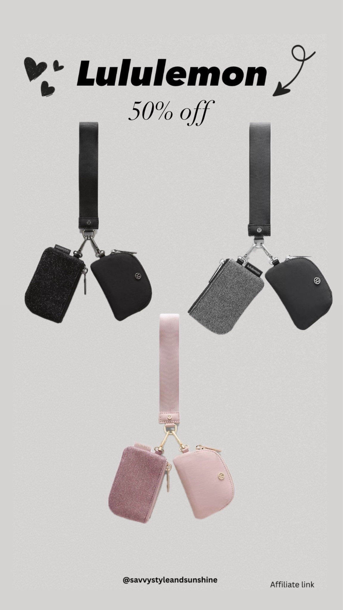 Lululemon Dual Pouch Wristlet end of the year sale

#LTKActive #LTKSaleAlert #LTKGiftGuide