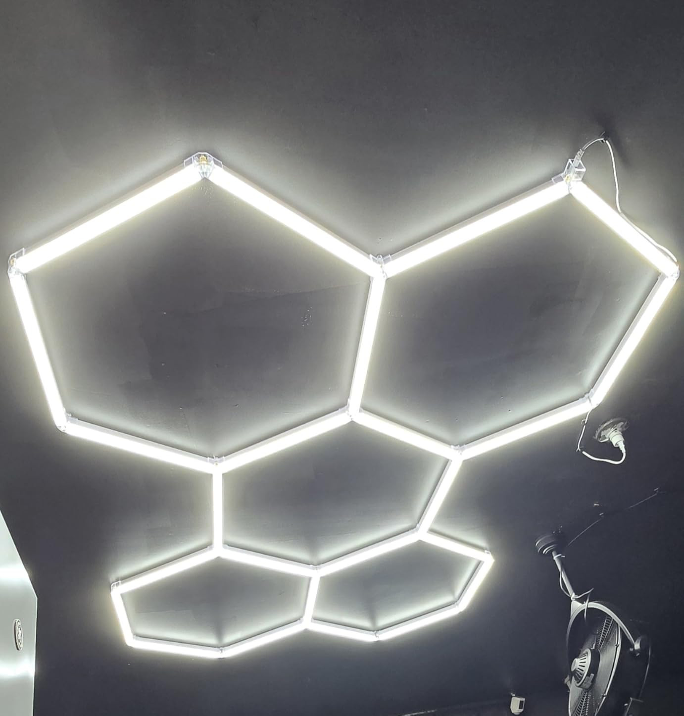 HYPERLITE Gen 2 Hexagon LED Lights: 168W 16800LM 5 Grids DIY Hexagon Led Lights, 6500K Ultra Brig... | Amazon (US)