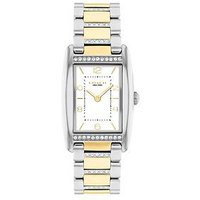 Coach Ladies Reese Stainless Steel And Gold Ip Bracelet Watch | Very (UK)