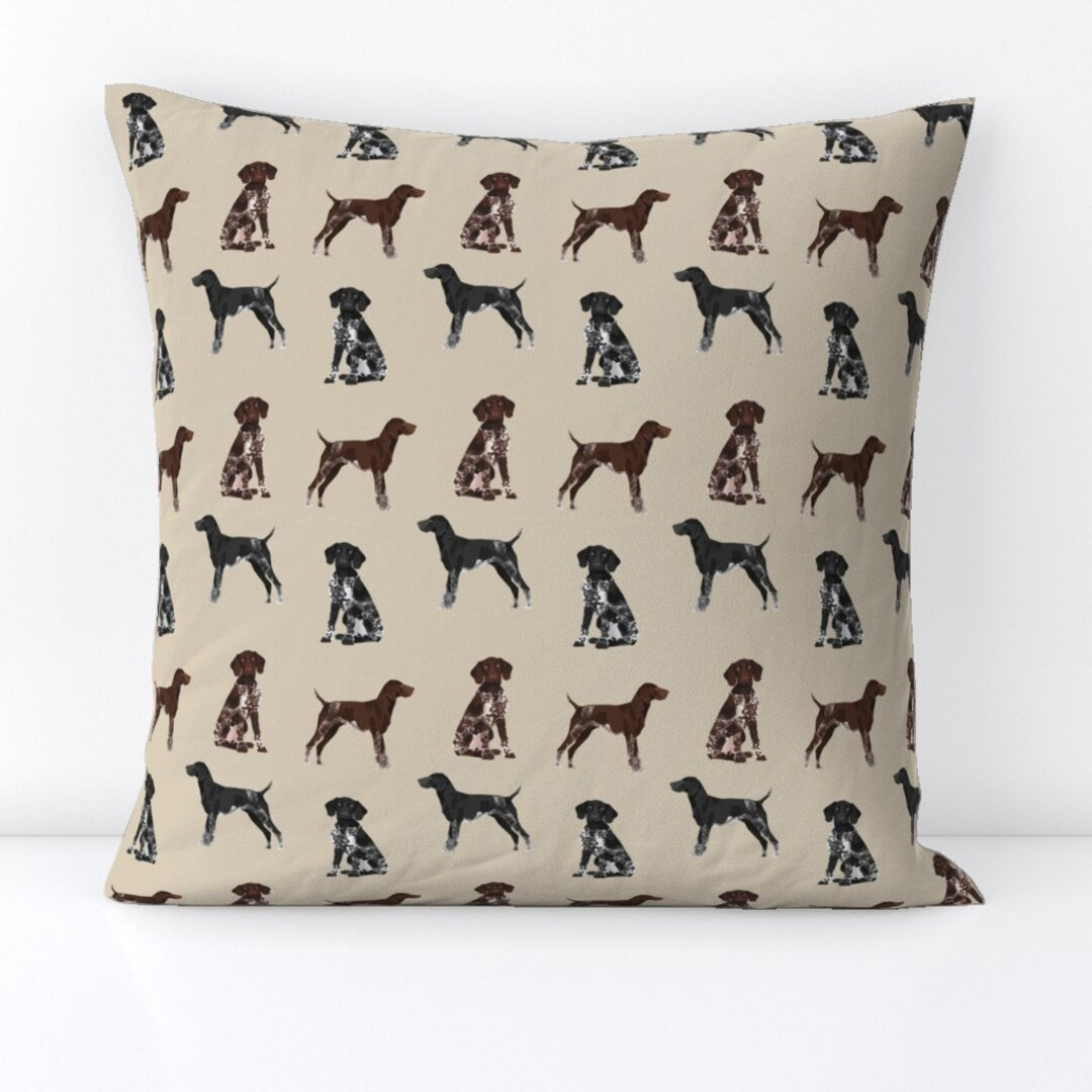 German Pointer Throw Pillow German Shorthaired Pointer by Petfriendly Hunting Dogs Decorative Squ... | Etsy (US)