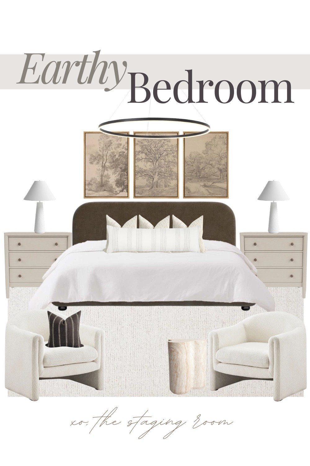 Earthy, moody contemporary bedroom inspo ✨

Nightstands, bedroom storage, bedroom dresser, storage bench, accent chair, boucle chair, side table, drink table, pillows, cushion, pillow covers, wall art, chandelier, low bed, upholstered bed, queen bed, king bed, white bed, ivory rug, neutral bedroom.  



#LTKhome #LTKsale #LTKcanada