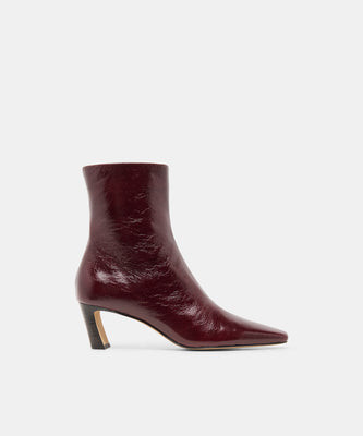 Nesly Booties in Oxblood Leather Size 10 By Dolce Vita | DolceVita.com