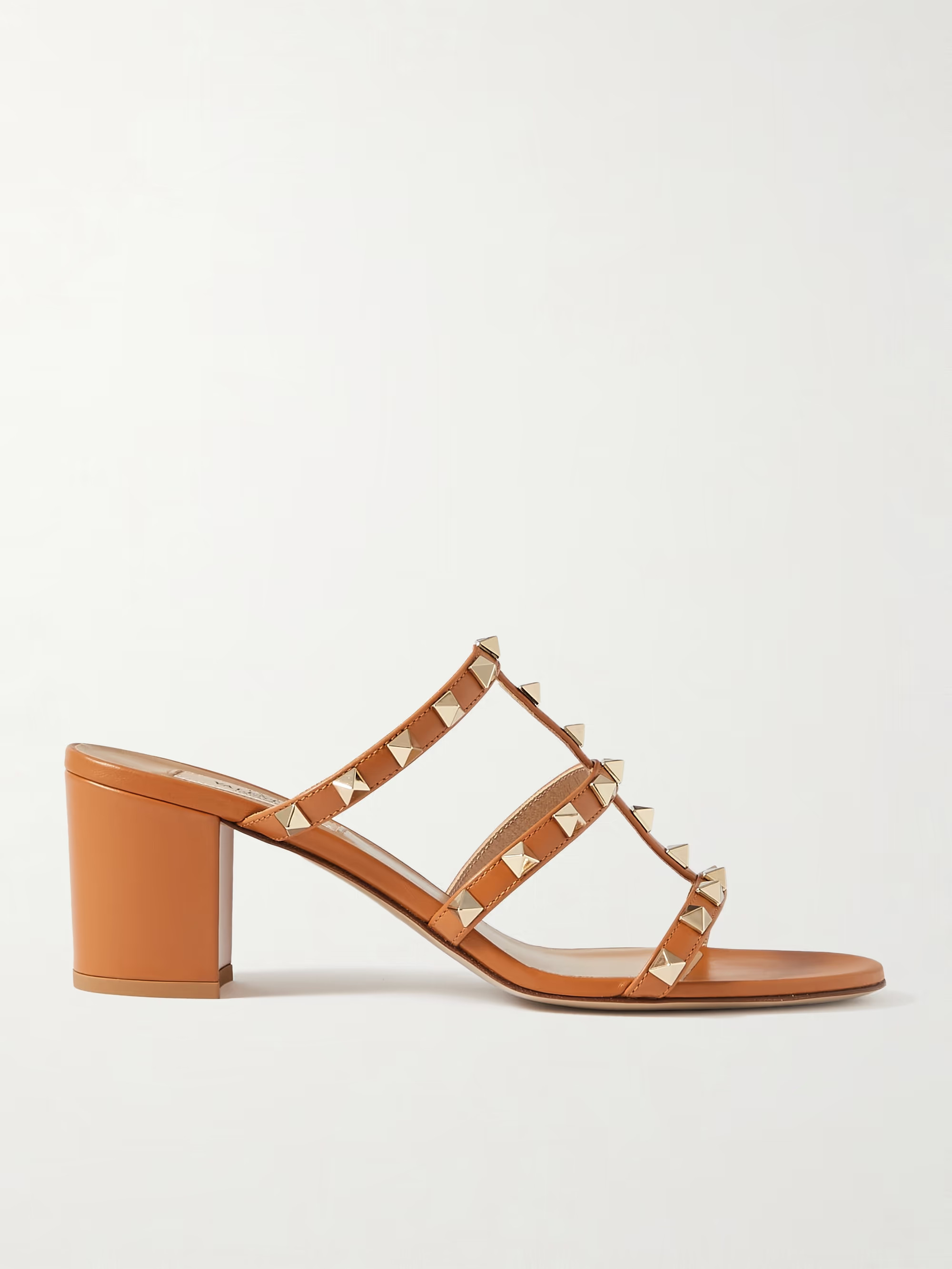 Valentino Garavani Rockstud 60 leather mules | NET-A-PORTER (UK & EU)