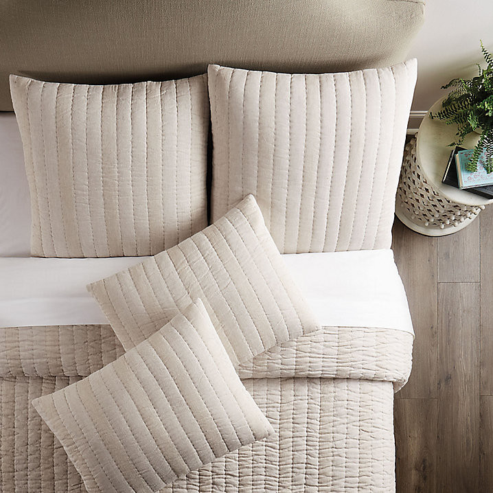 Tabitha Channel Stitched Quilted Bedding | Ballard Designs, Inc.