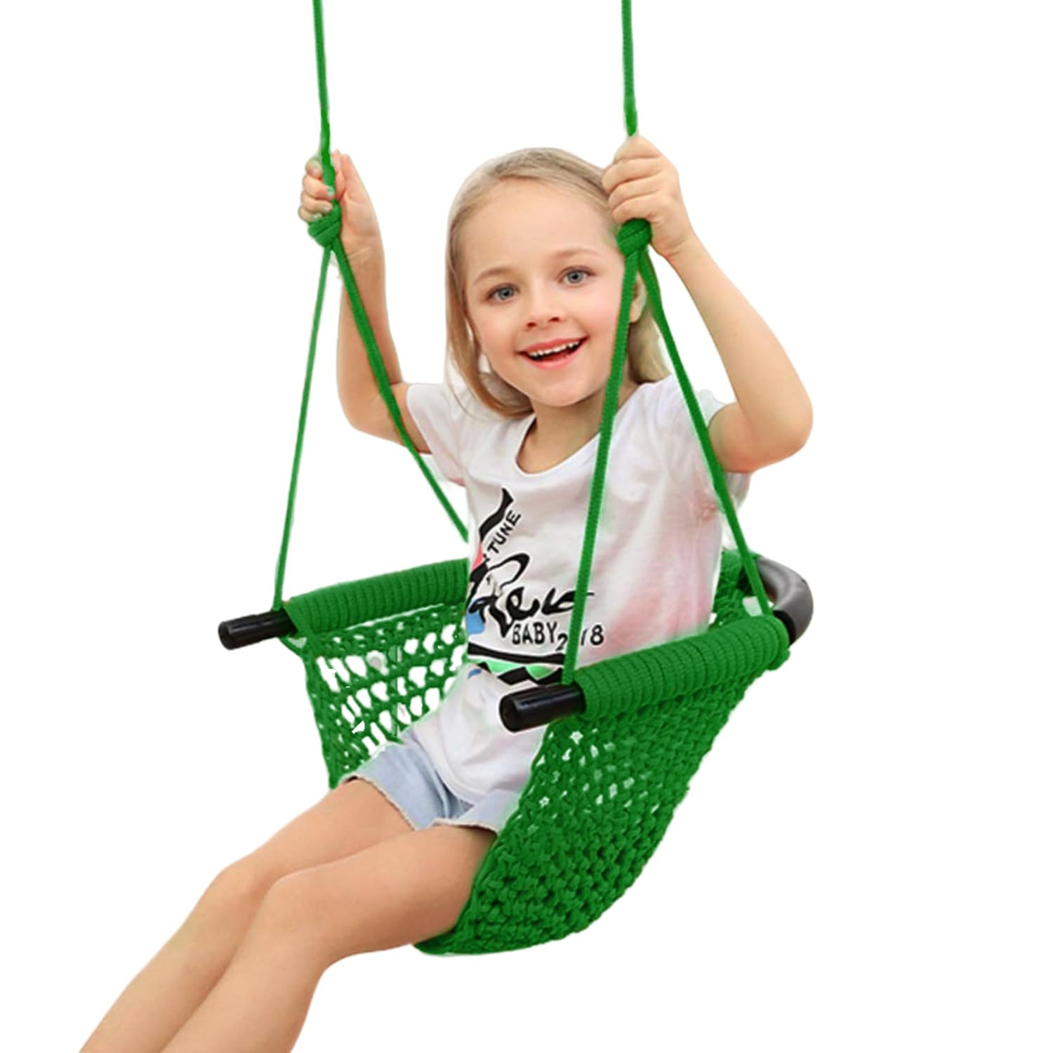 JKsmart Swing Seat for Kids Heavy Duty Rope Play Secure Children Swing Set,Perfect for Indoor,Out... | Amazon (US)