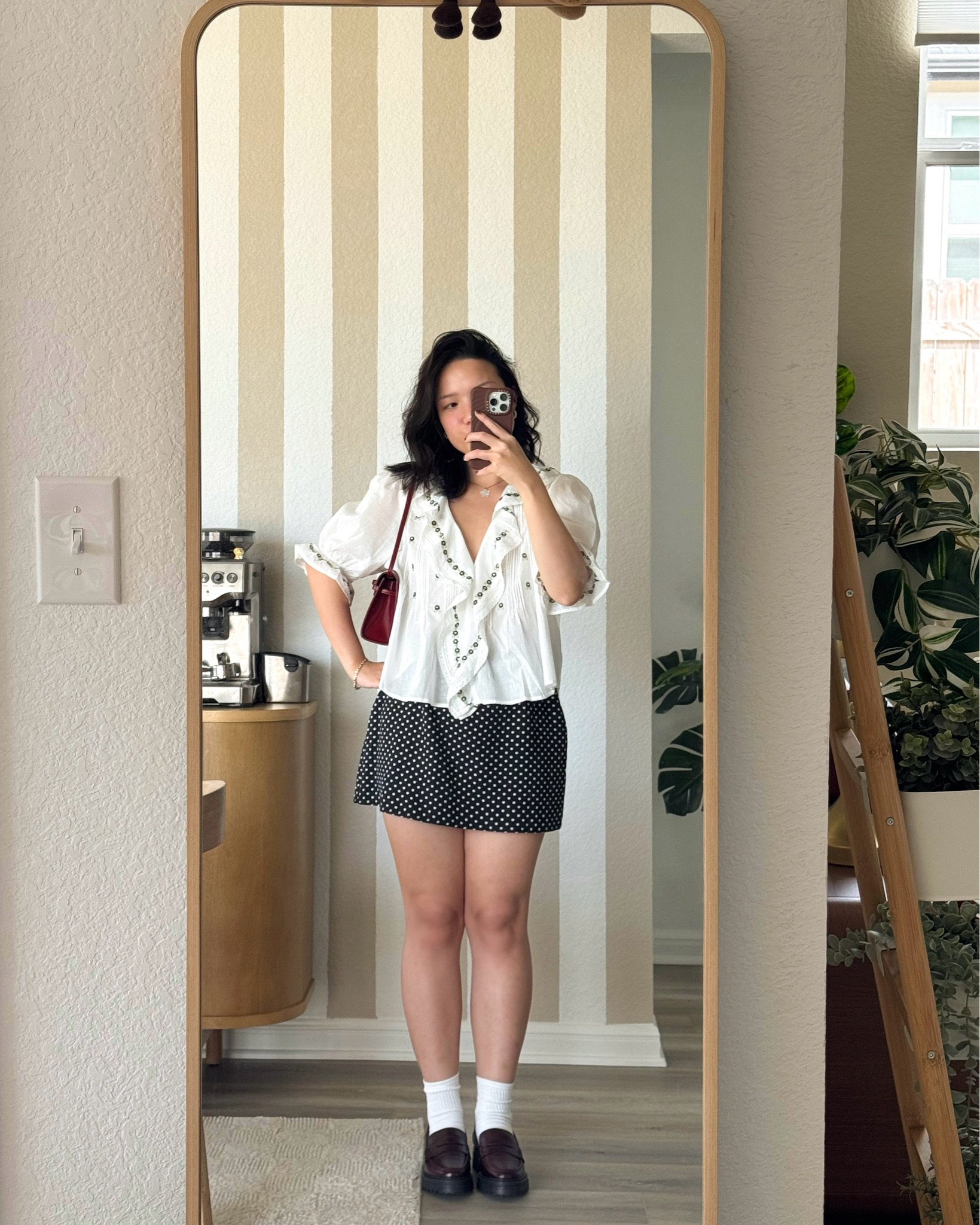 casual fall ootd 🤍 wearing top in size S and skirt in size 4

🏷️ blouse, fall blouse, ruffled blouse, polka dot skirt, polka dot outfit, fall fashion trends

#LTKPetite #LTKStyleTip