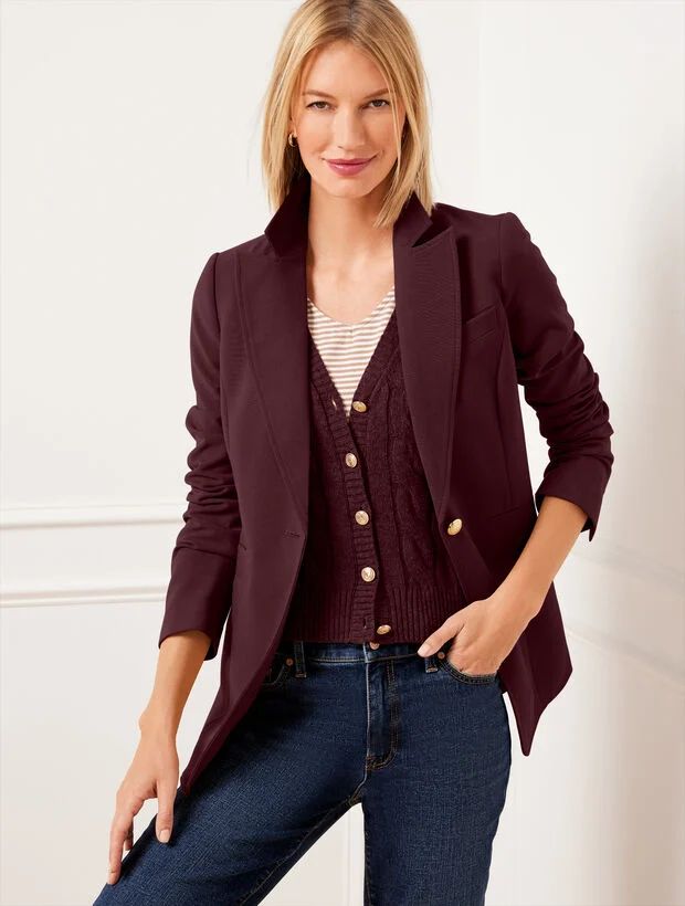 Tailored Stretch Blazer | Talbots