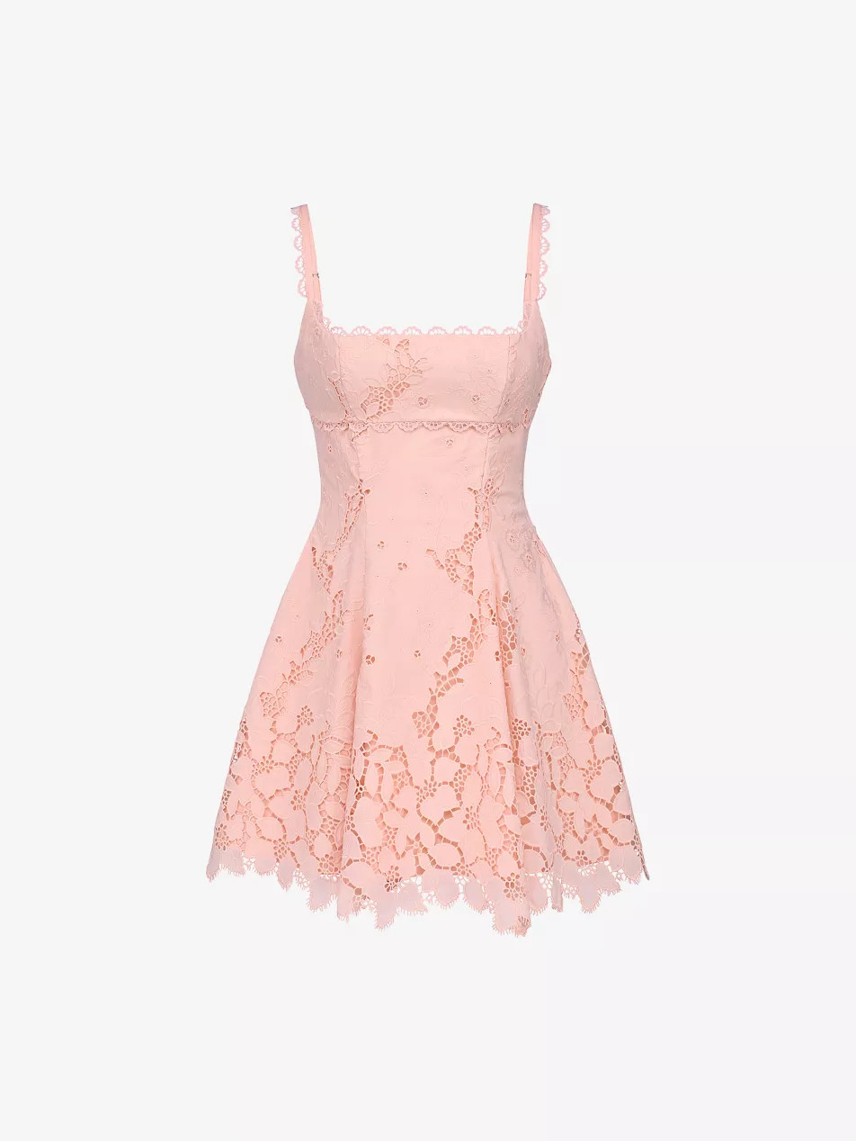 HOUSE OF CB - Isla Floral-Pattern Woven Mini Dress | Selfridges.com | Selfridges