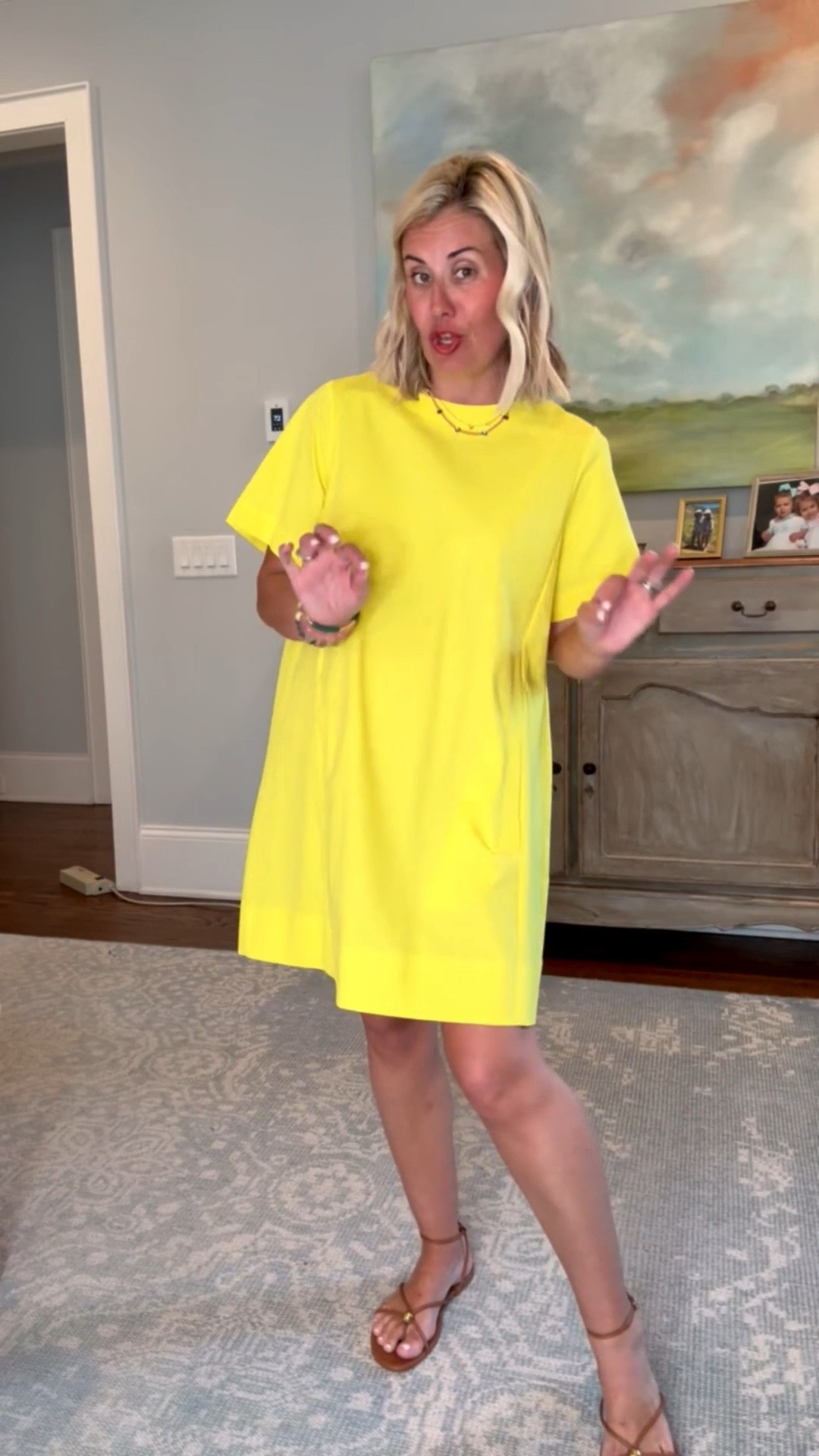 This color is so good!! Add some jewels, a a cute sandal, or even booties and it’s a yes! I’m in a small. ￼

#LTKspring #LTKmomlife #LTKspringtrends