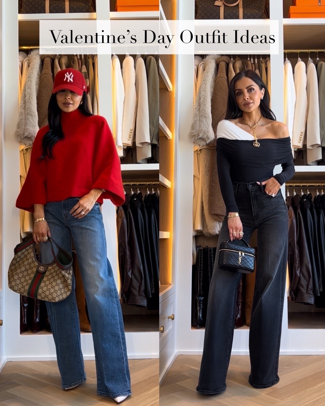 Date night outfit ideas 
Valentine’s Day outfit ideas 
Zara red sweater wearing an XS
Revolve bodysuit wearing an XXS
Mother denim wearing a 24 - run TTS
Gucci pendant necklace



#LTKootd #LTKValentine #LTKOver40