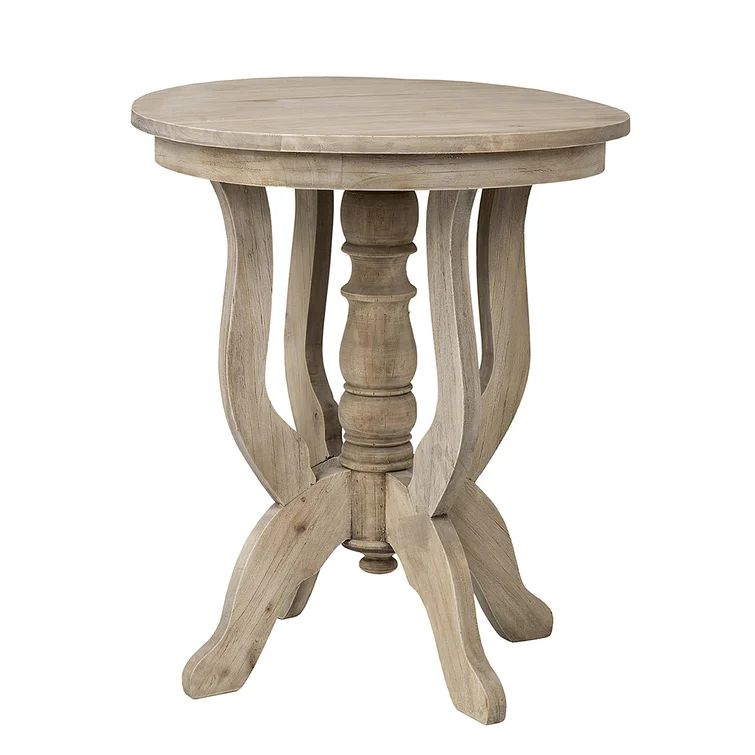 Taniya 28'' Tall Solid Wood Pedestal End Table | Wayfair North America