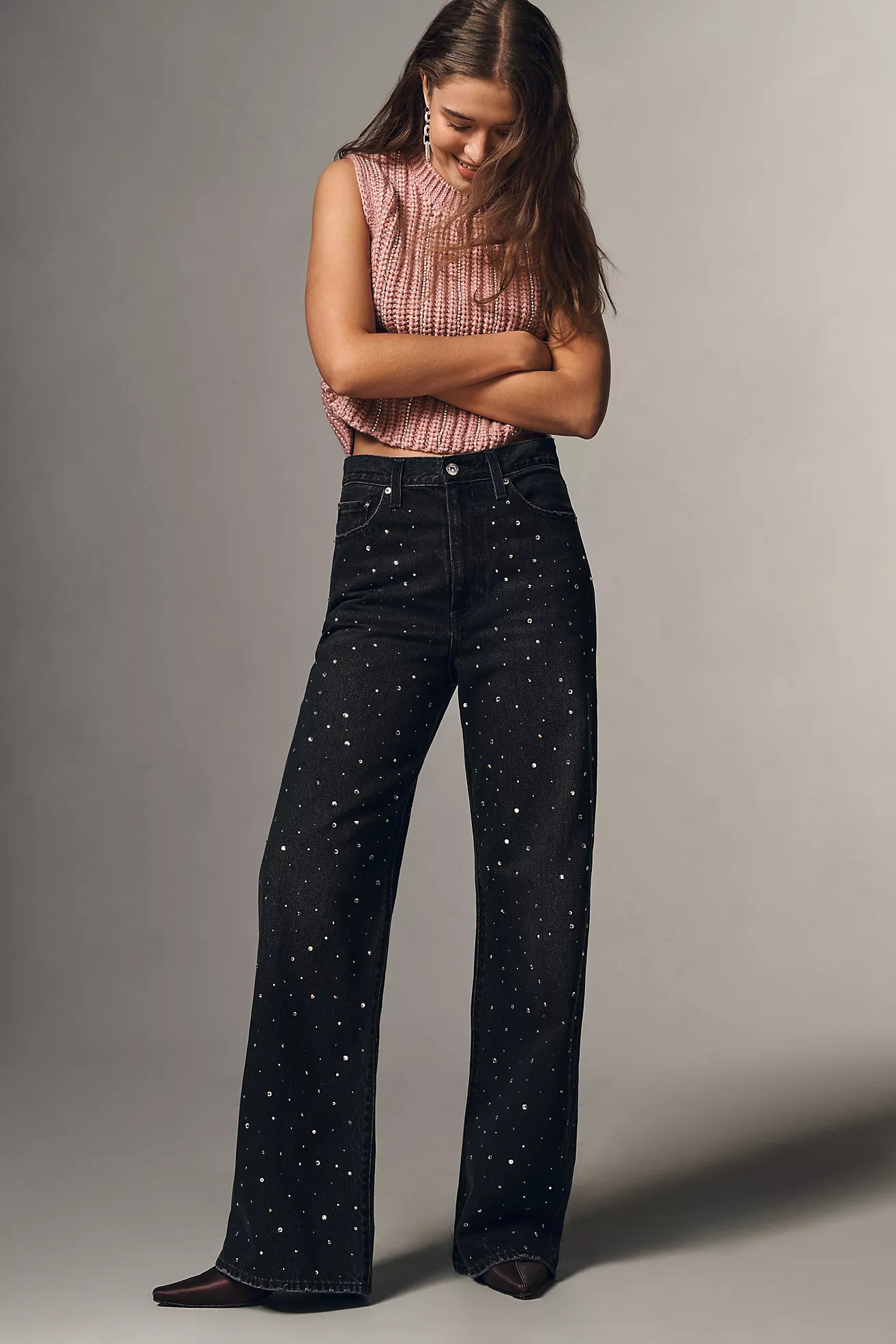 Levi's Ribcage High-Rise Wide-Leg Jeans | Anthropologie (US)