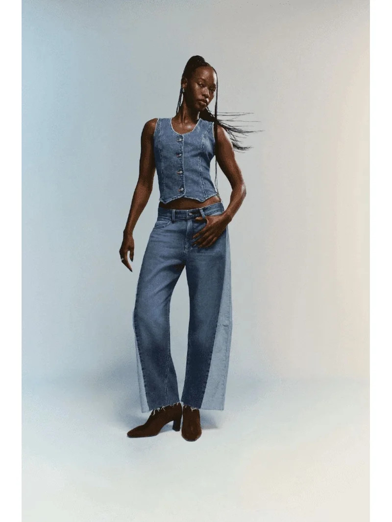 Lee\u00ae Women's Rider Low Slung Barrel Leg Denim Jeans | Walmart (US)