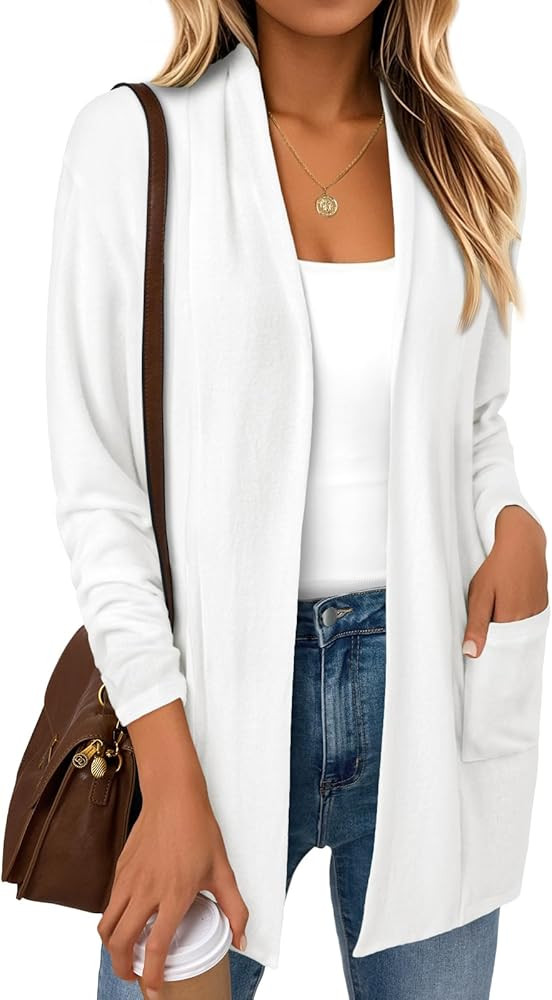 LILLUSORY Cardigan Sweaters for Women Lightweight Open Front Cardigans Casual Loose 2026 Spring O... | Amazon (US)