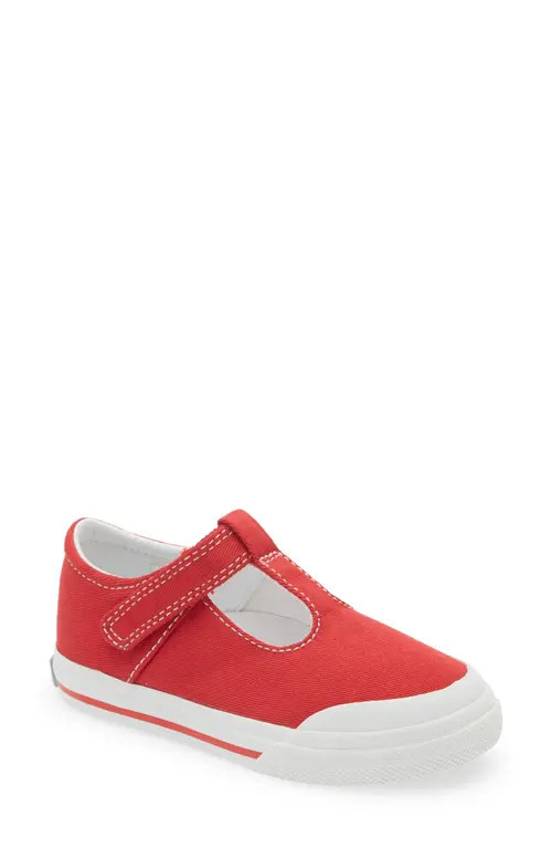 Footmates Drew Mary Jane Sneaker in Red at Nordstrom, Size 1 M | Nordstrom