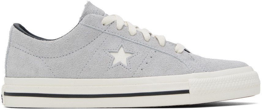 Converse Gray One Star Pro Low Top Sneakers | SSENSE