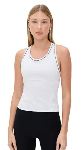 Sweaty Betty Women's Pro Racket Power Tank, White, M | Amazon (US)