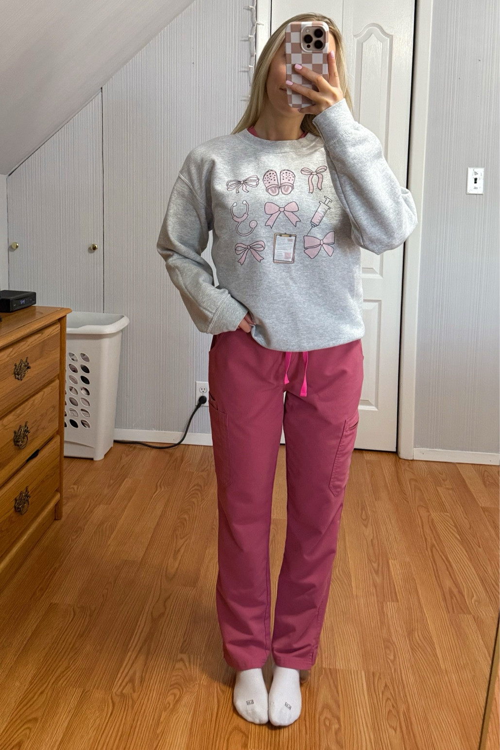 Pink nursing scrub outfit

#LTKFindsUnder100 #LTKStyleTip #LTKWorkwear