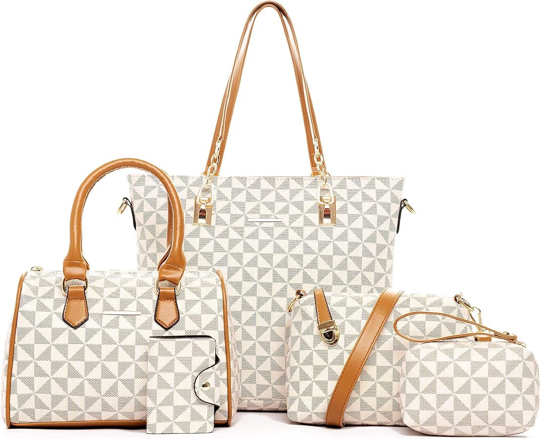 2E-youth Designer Purses and Handbags for Women Satchel Shoulder Bag Tote Top Handle Bag | Amazon (US)