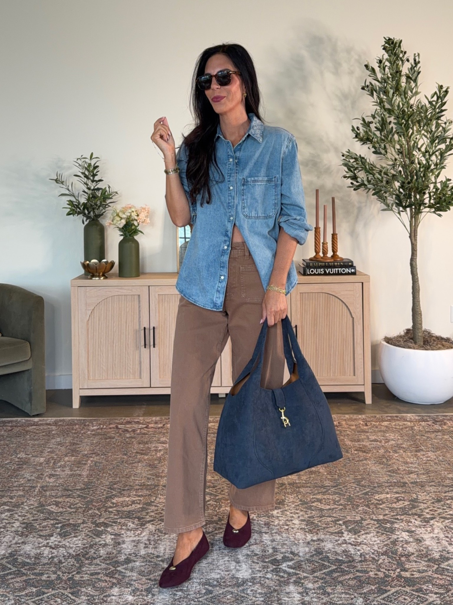 Some of my favorite and current @Target  target fines altogether. This sweet bag is a must for fall and these pants are everything.
Size 2 in pants 
Denim top- sized up to medium

#LTKU #LTKootd #LTKgrwm