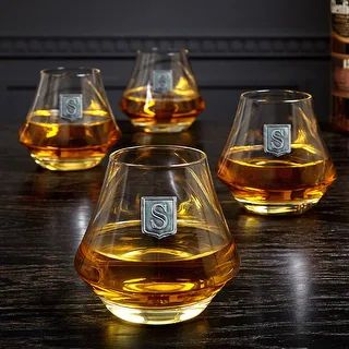DiMera Regal Crested Whiskey Glasses, Set of 4 | Bed Bath & Beyond