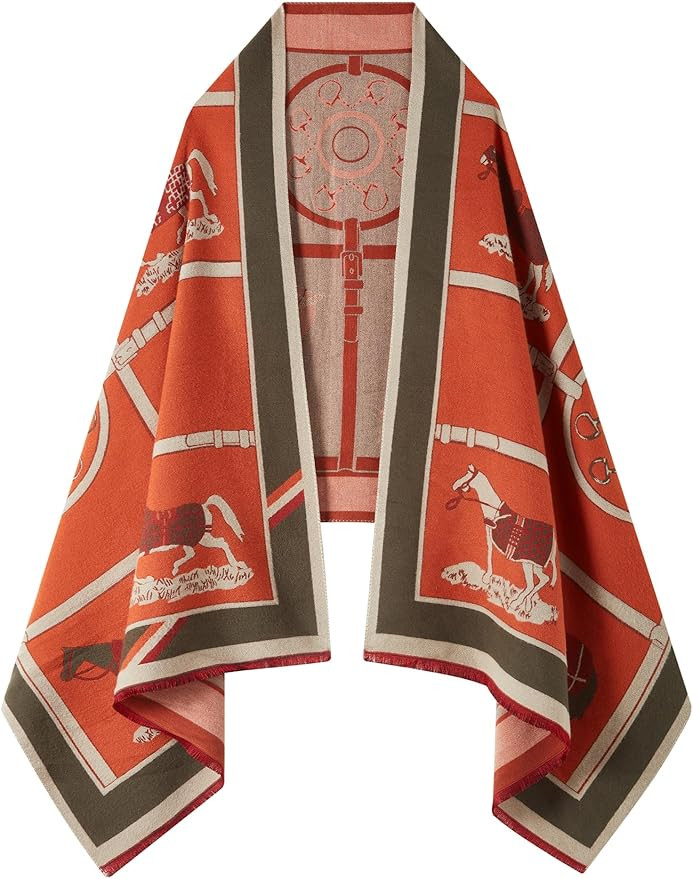 Women's Reversible Pashmina Shawl Wrap for Evening Dresses Big Scarf | Amazon (US)