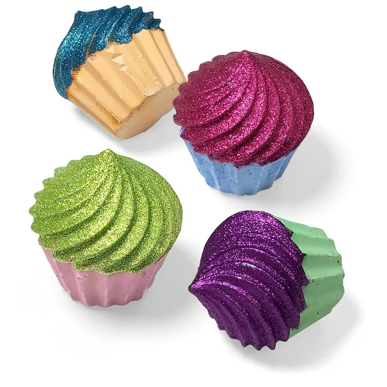 Goofy Foot Designs Cupcake Chalk – Glitter Coated!  (Pack of 4 Pieces) | Walmart (US)