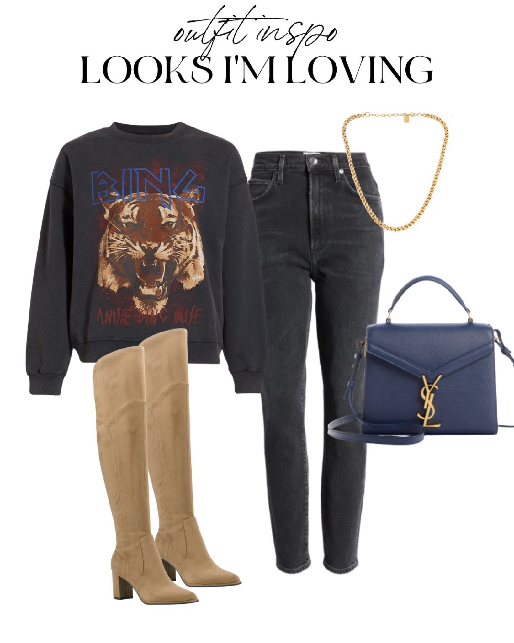 Graphic sweatshirt outfit idea easy fall outfit 

#LTKstyletip #LTKunder50 #LTKsalealert