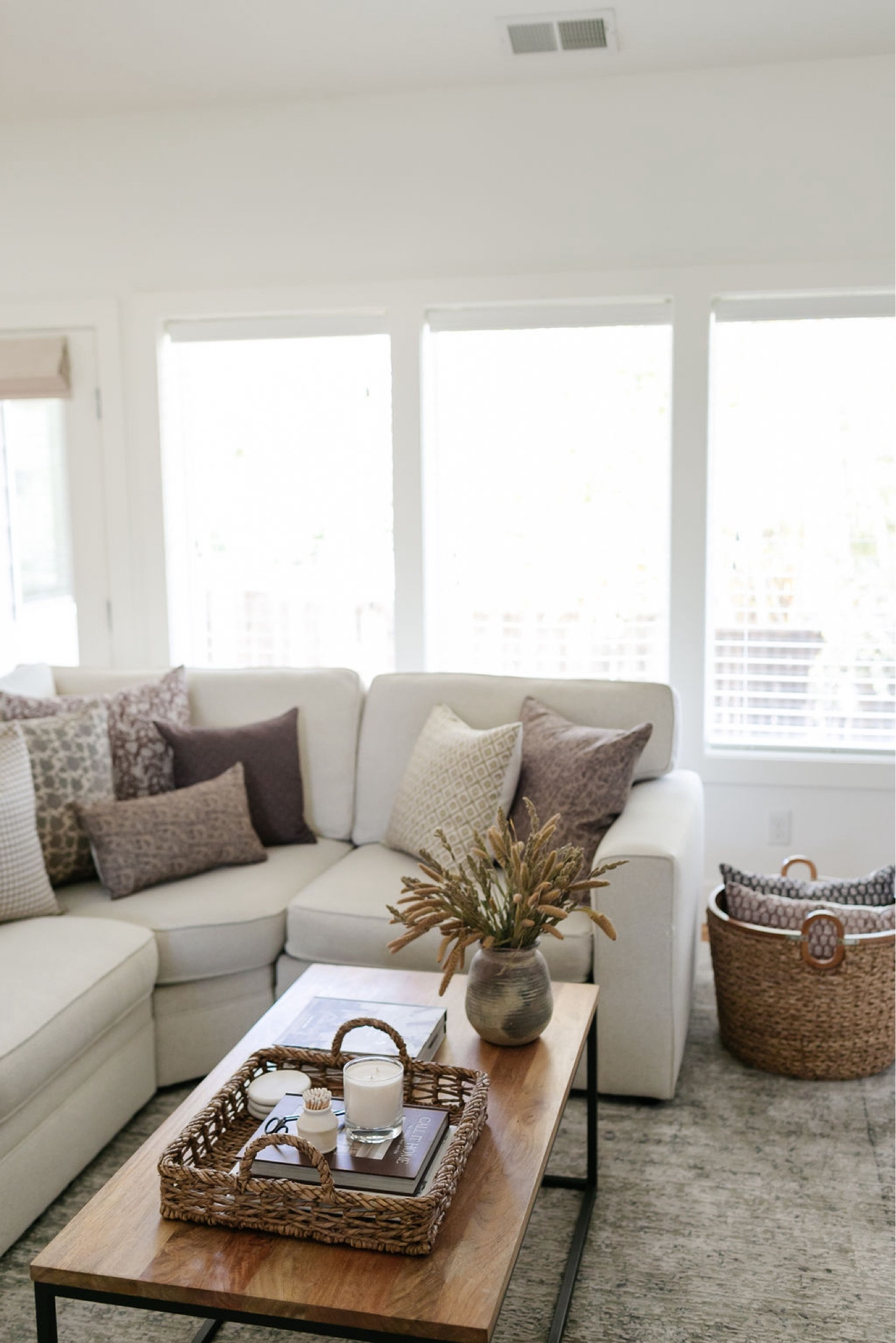 Living room decor, fall decor, coffee table decor, Amazon home, Serena and Lily. 
*My coffee table is the West Elm table linked but the top is mango wood which is discontinued. Mango wood is available in other table linked. Also linked a similar Amazon option. 

#LTKSeasonal #LTKStyleTip #LTKHome