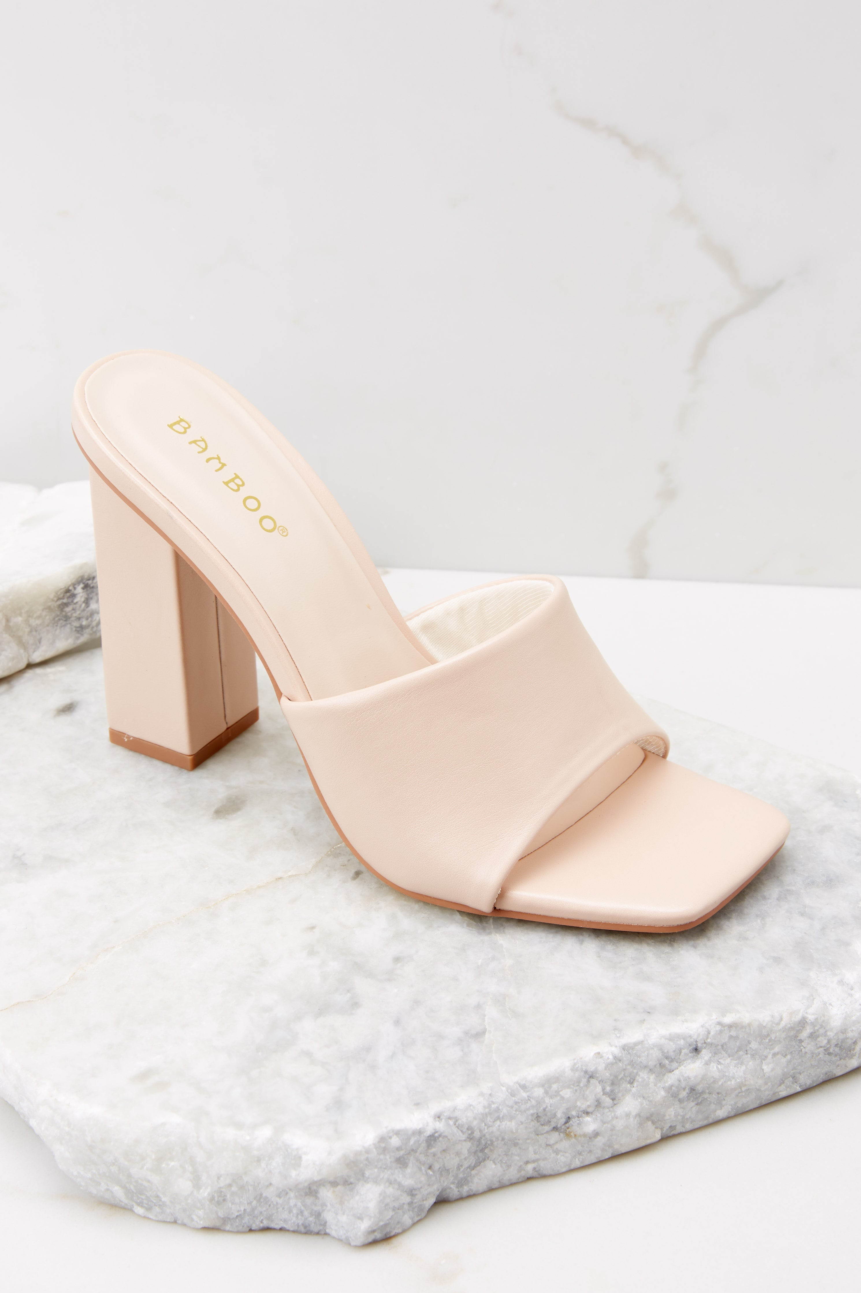 Strut On By Nude Heels | Red Dress 