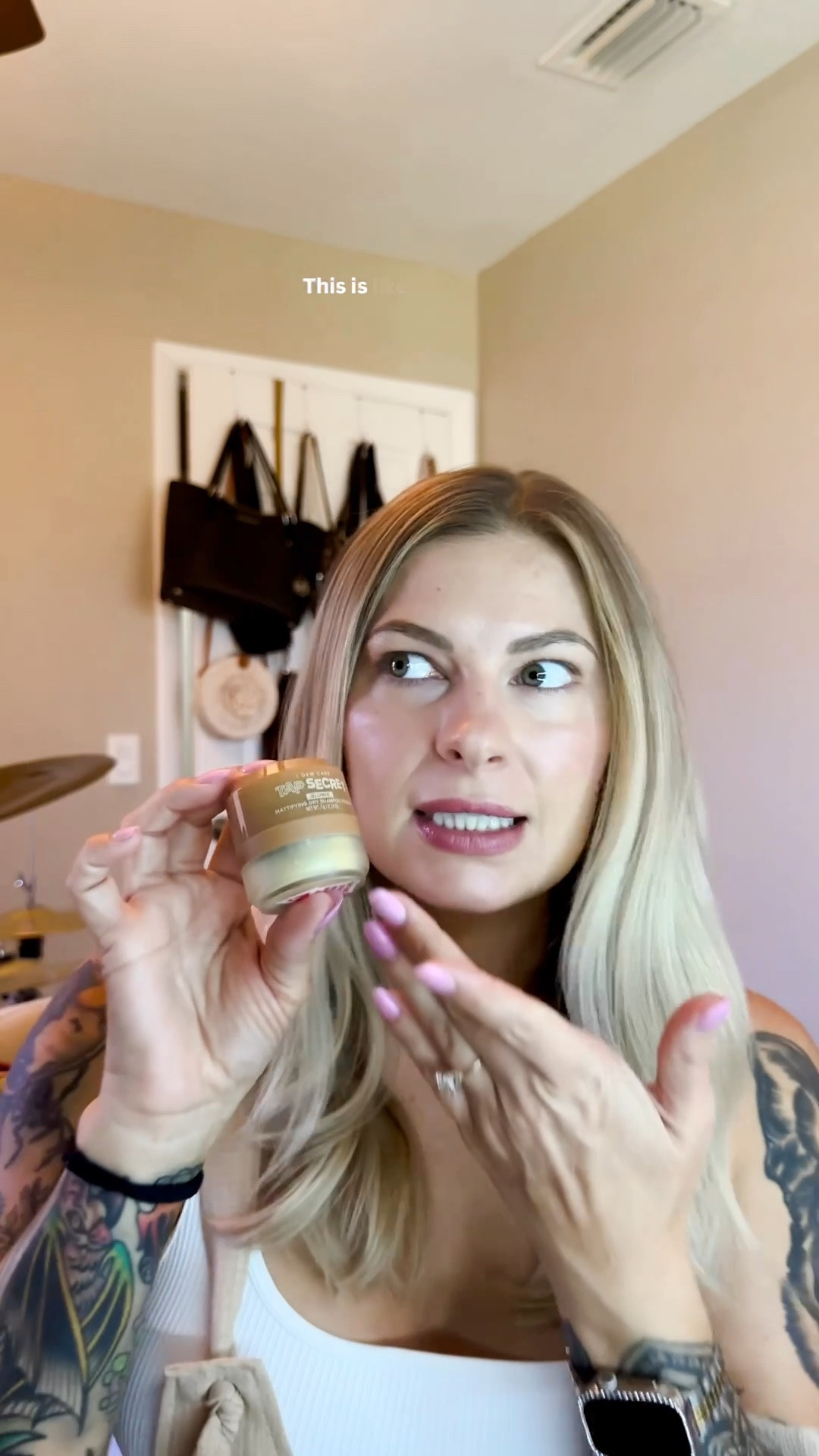 Vegan formula. Non-aerosol, Biotin dry shampoo powder. Found on Amazon  

#LTKStyleTip #LTKBeauty #LTKActive